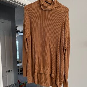 J. Crew Warm Brown Turtleneck Sweater